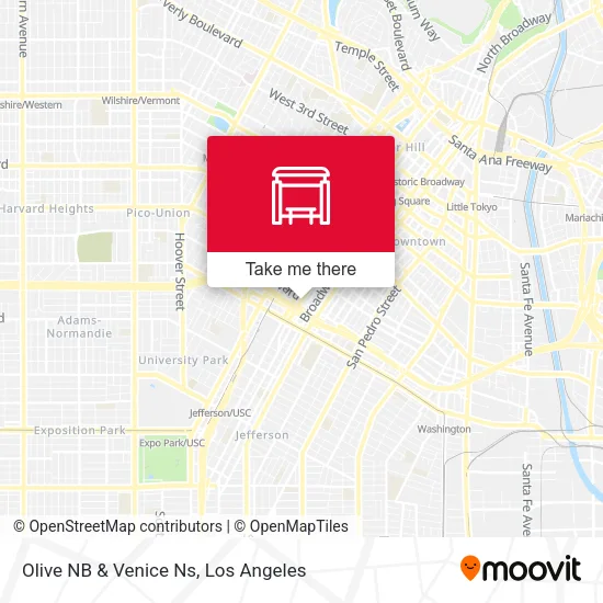 Mapa de Olive NB & Venice Ns