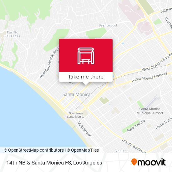 14th NB & Santa Monica FS map