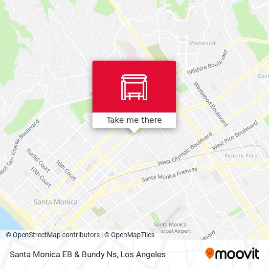 Santa Monica EB & Bundy Ns map
