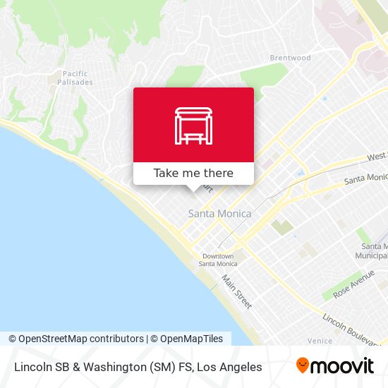 Mapa de Lincoln SB & Washington (SM) FS
