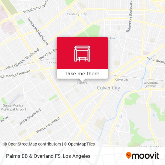 Palms EB & Overland FS map