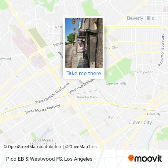 Pico EB & Westwood FS map