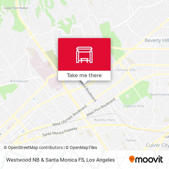 Westwood NB & Santa Monica FS map