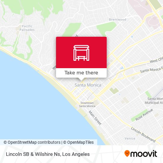 Lincoln SB & Wilshire Ns map