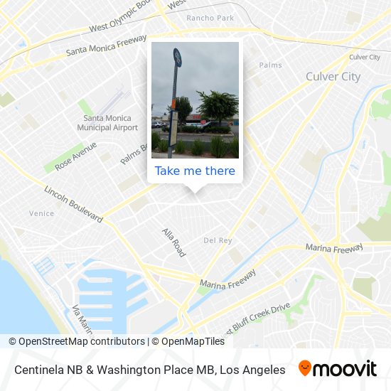 Mapa de Centinela NB & Washington Place MB