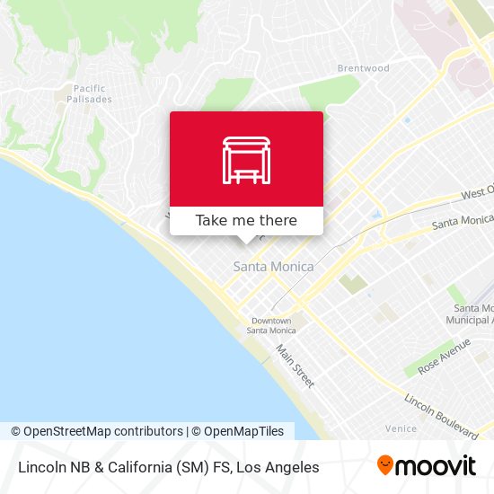 Mapa de Lincoln NB & California (SM) FS