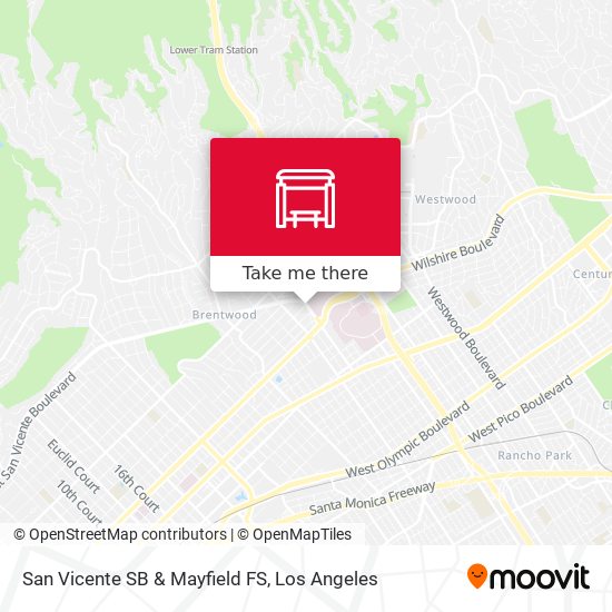 San Vicente SB & Mayfield FS map