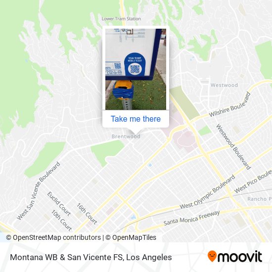 Montana WB & San Vicente FS map