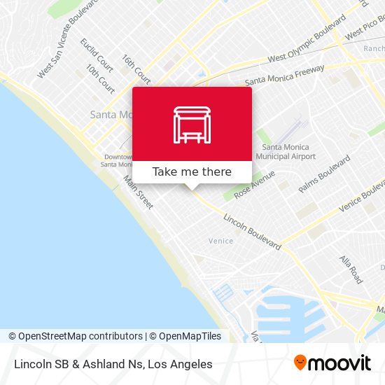 Lincoln SB & Ashland Ns map