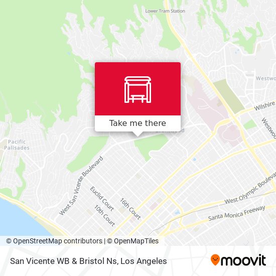 Mapa de San Vicente WB & Bristol Ns