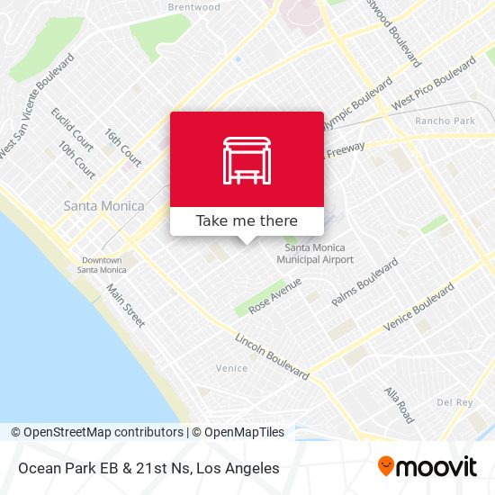 Mapa de Ocean Park EB & 21st Ns