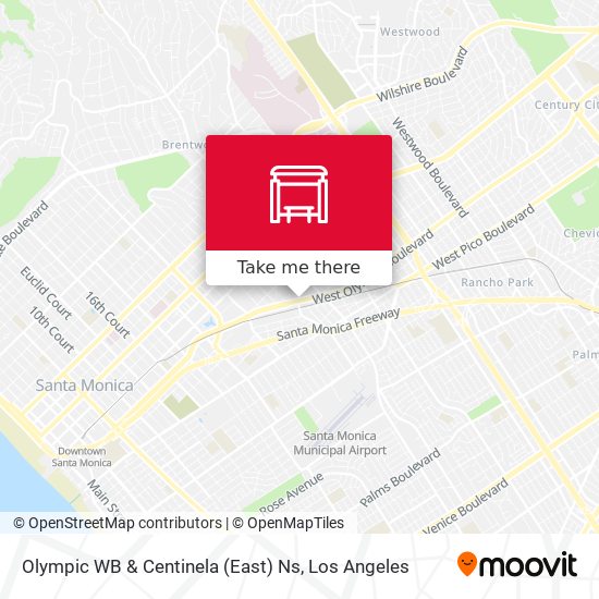 Mapa de Olympic WB & Centinela (East) Ns