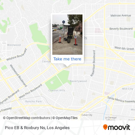 Pico EB & Roxbury Ns map