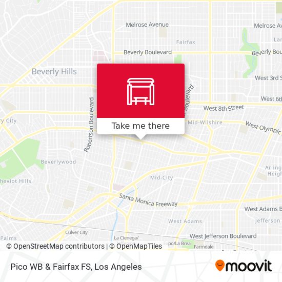 Pico WB & Fairfax FS map