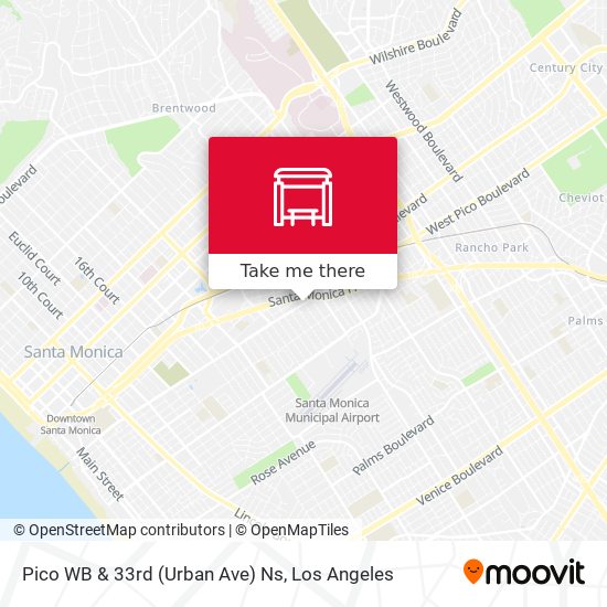 Pico WB & 33rd (Urban Ave) Ns map