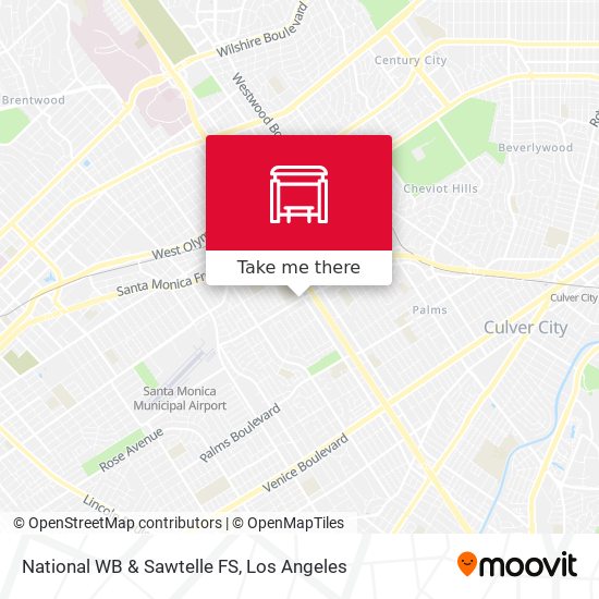 National WB & Sawtelle FS map
