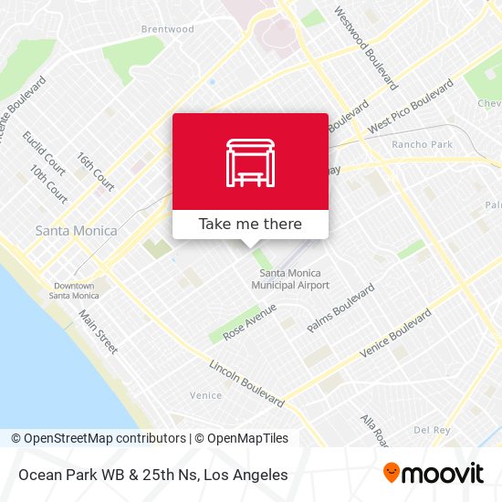 Mapa de Ocean Park WB & 25th Ns