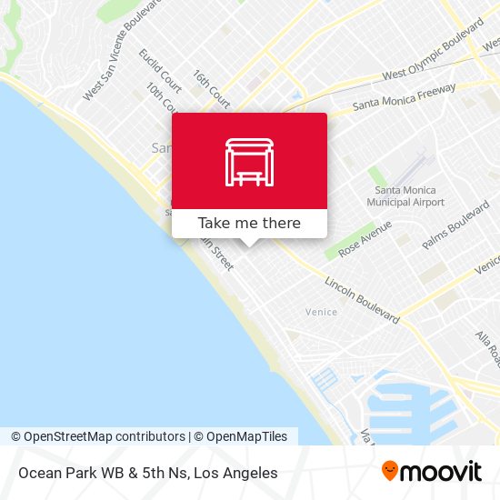 Ocean Park WB & 5th Ns map
