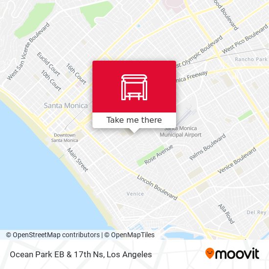 Mapa de Ocean Park EB & 17th Ns