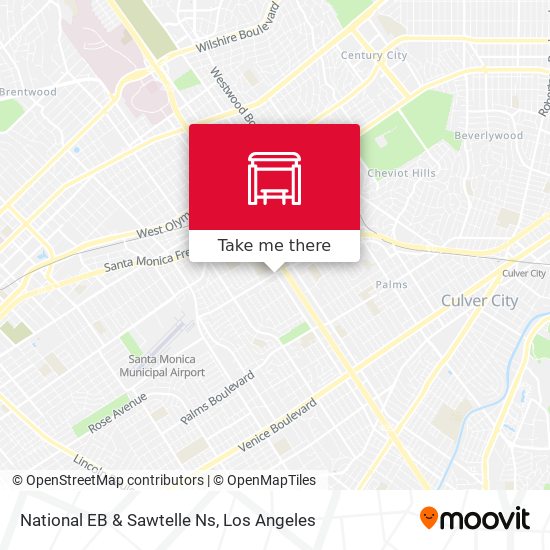 National EB & Sawtelle Ns map