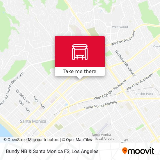 Bundy NB & Santa Monica FS map
