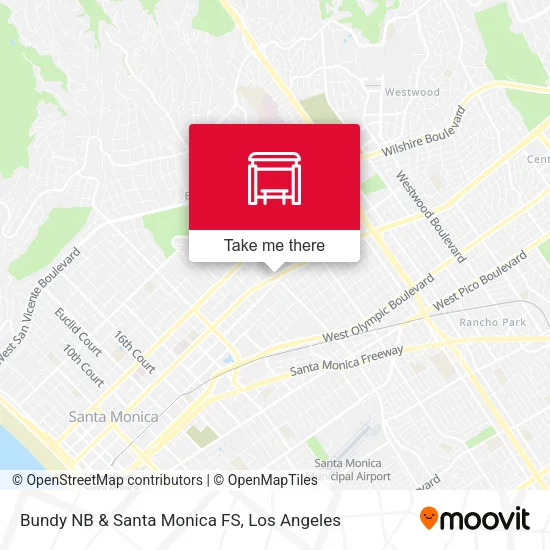 Bundy NB & Santa Monica FS map