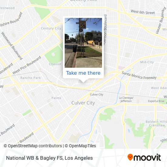 Mapa de National WB & Bagley FS