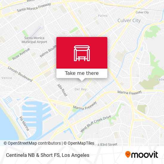 Centinela NB & Short FS map