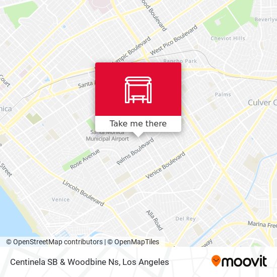 Centinela SB & Woodbine Ns map