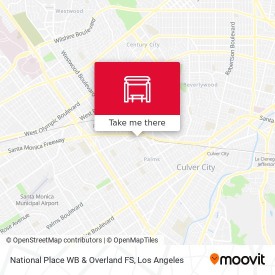 National Place WB & Overland FS map