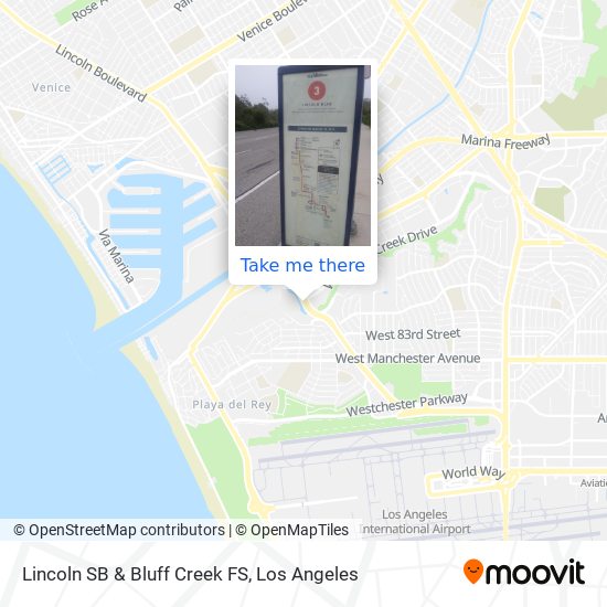 Lincoln SB & Bluff Creek FS map