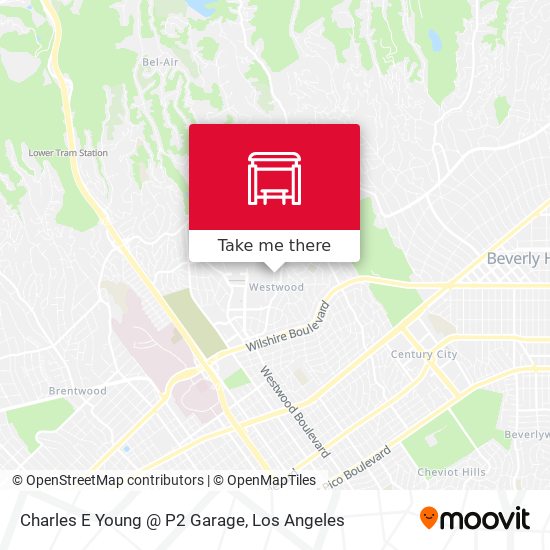 Charles E Young @ P2 Garage map