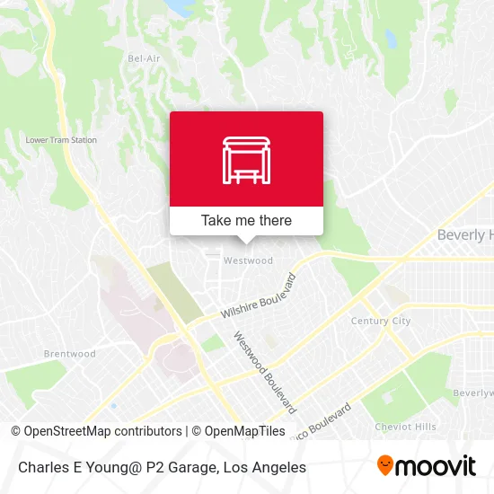 Charles E Young@ P2 Garage map