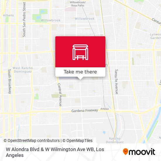 Mapa de W Alondra Blvd & W Wilmington Ave WB