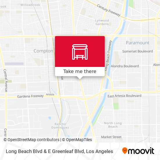 Long Beach Blvd & E Greenleaf Blvd map