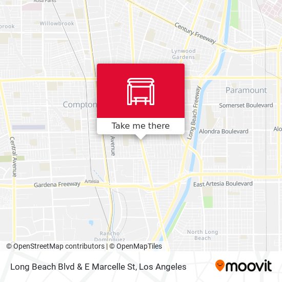 Mapa de Long Beach Blvd & E Marcelle St
