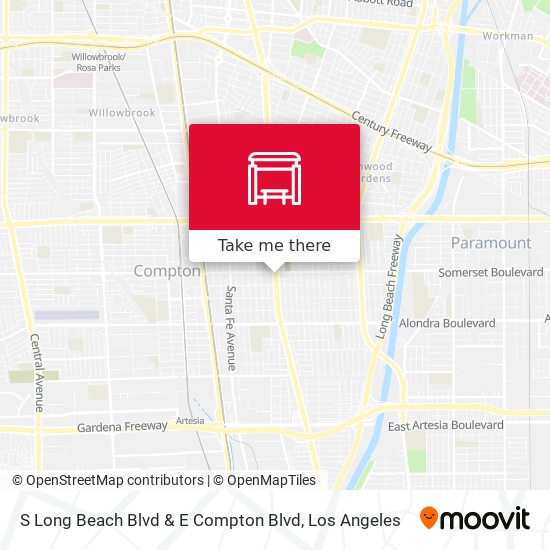 Mapa de S Long Beach Blvd & E Compton Blvd
