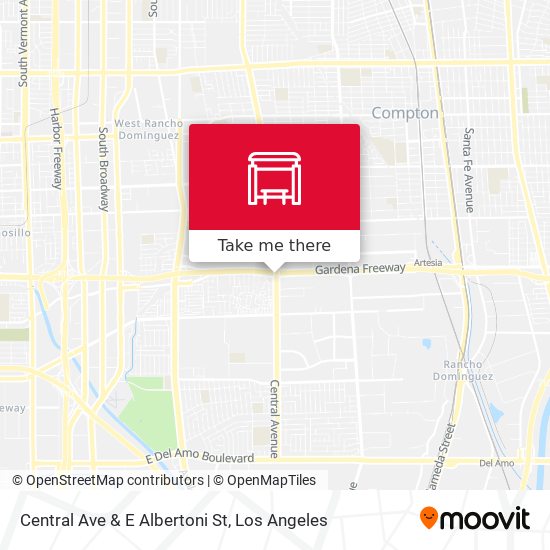 Central Ave & E Albertoni St map