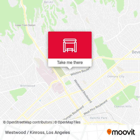 Westwood / Kinross map
