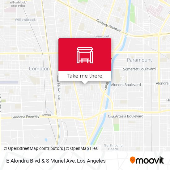 Mapa de E Alondra Blvd & S Muriel Ave