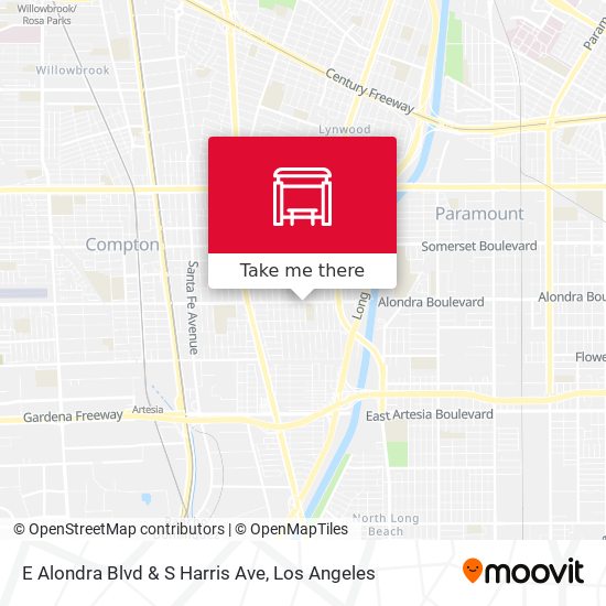 E Alondra Blvd & S Harris Ave map