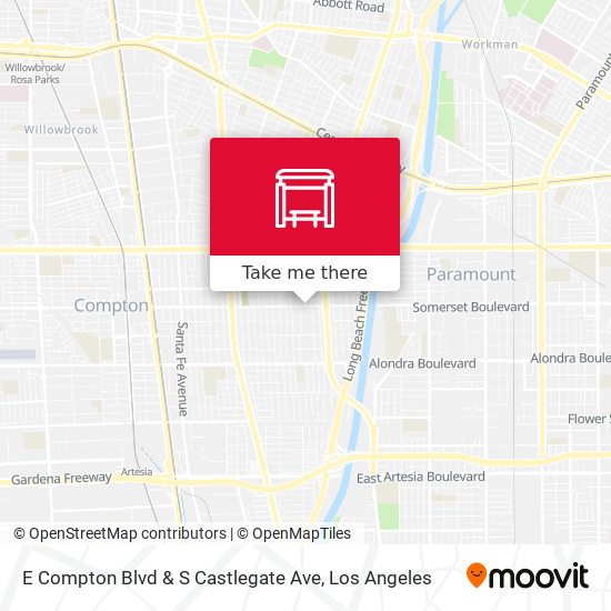 Mapa de E Compton Blvd & S Castlegate Ave