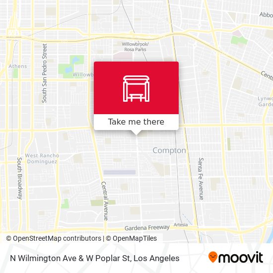 Mapa de N Wilmington Ave & W Poplar St