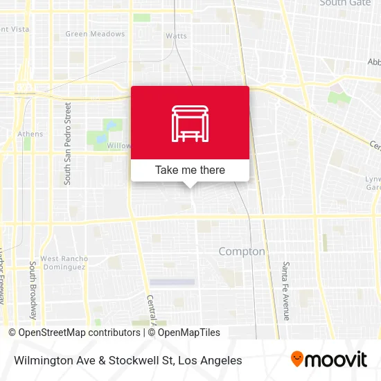 Wilmington Ave & Stockwell St map