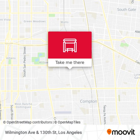 Wilmington Ave & 130th St map