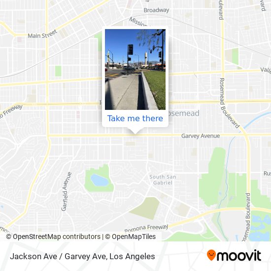 Jackson Ave / Garvey Ave map