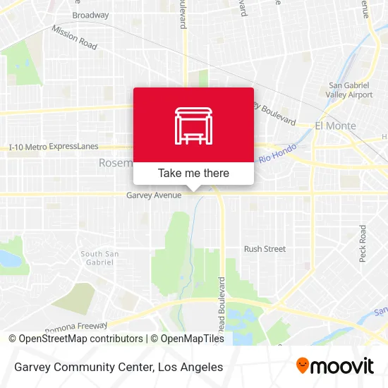 Garvey Community Center map