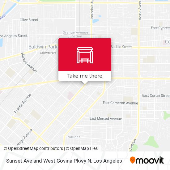 Mapa de Sunset Ave and West Covina Pkwy N