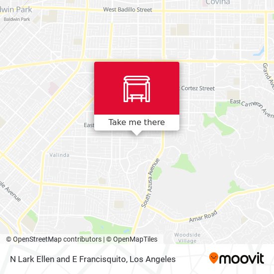 N Lark Ellen and E Francisquito map
