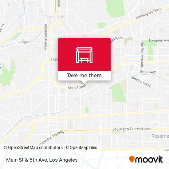 Mapa de Main St & 5th Ave